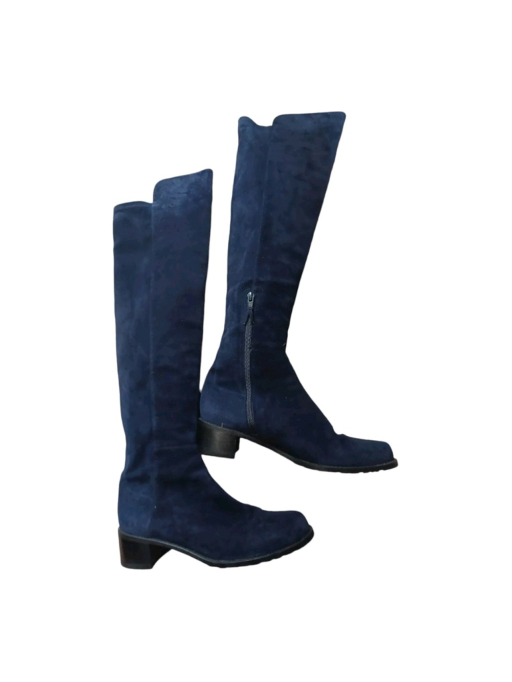 Stuart Weitzman Half N Half Bold Knee High Suede Gabardine Women's Boots US 6 M